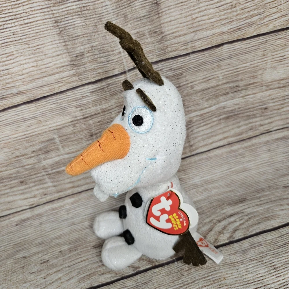 Disney Frozen Olaf TY beanie baby plush